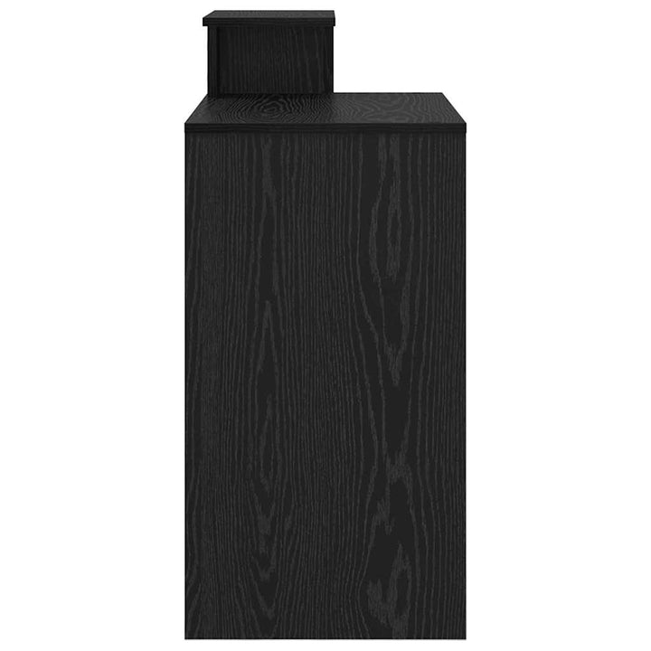 Bord med skuffe Sort eg 106 x 41 x 88,5 cm Konstrueret træ