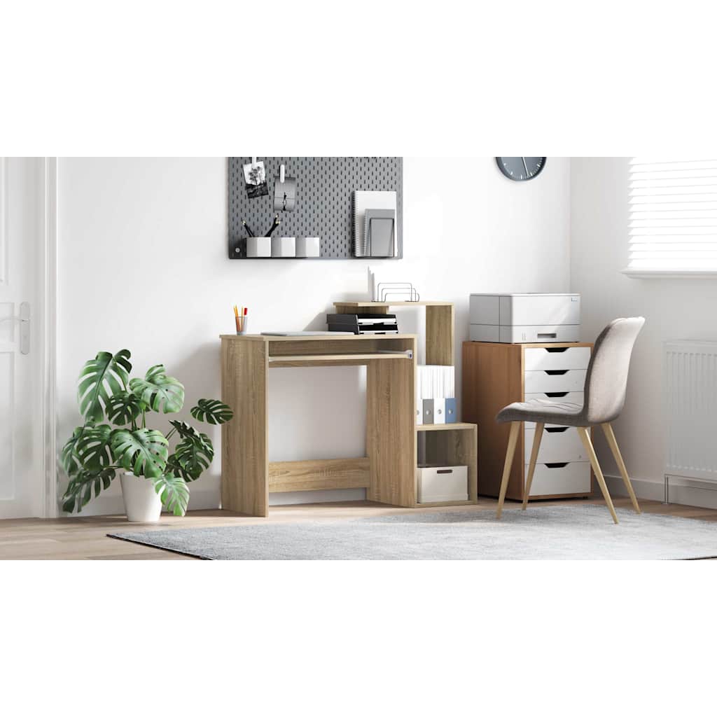 Bord med skuffe Sonoma eg 106 x 41 x 88,5 cm Konstrueret træ