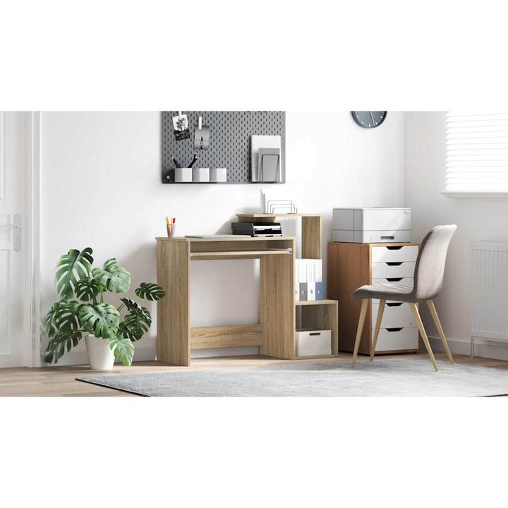 Bord med skuffe Sonoma eg 106 x 41 x 88,5 cm Konstrueret træ
