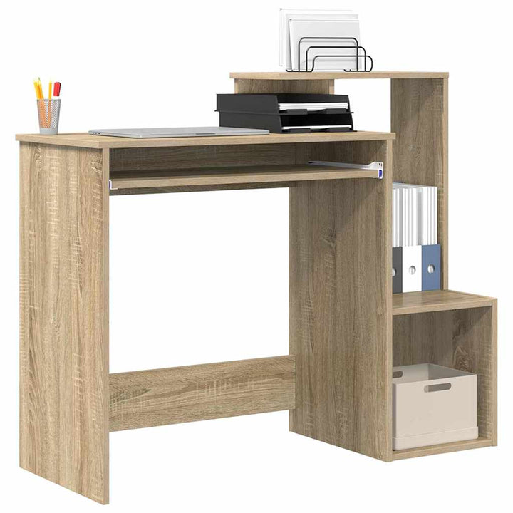 Bord med skuffe Sonoma eg 106 x 41 x 88,5 cm Konstrueret træ