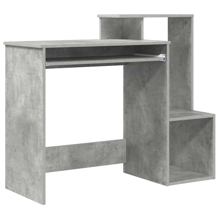Bord med skuffe Beton Grå 106 x 41 x 88,5 cm Konstrueret træ