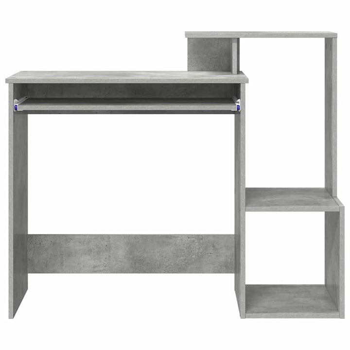 Bord med skuffe Beton Grå 106 x 41 x 88,5 cm Konstrueret træ