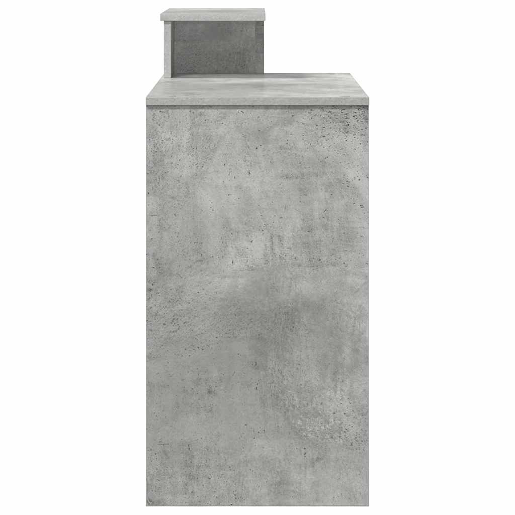 Bord med skuffe Beton Grå 106 x 41 x 88,5 cm Konstrueret træ