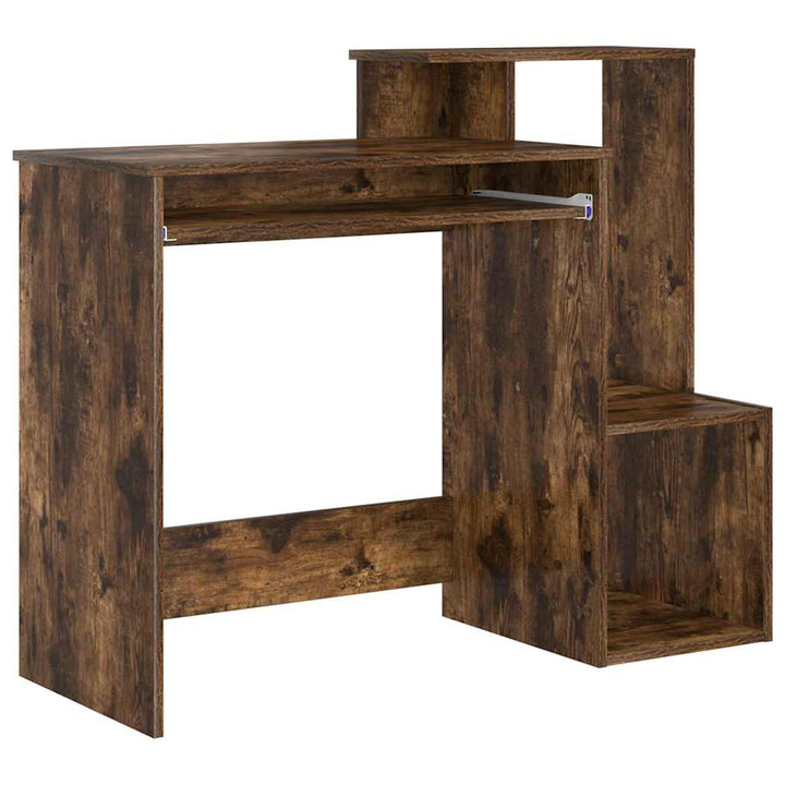 Bord med skuffe Røget eg 106 x 41 x 88,5 cm Konstrueret træ