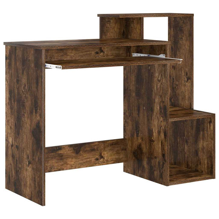 Bord med skuffe Røget eg 106 x 41 x 88,5 cm Konstrueret træ