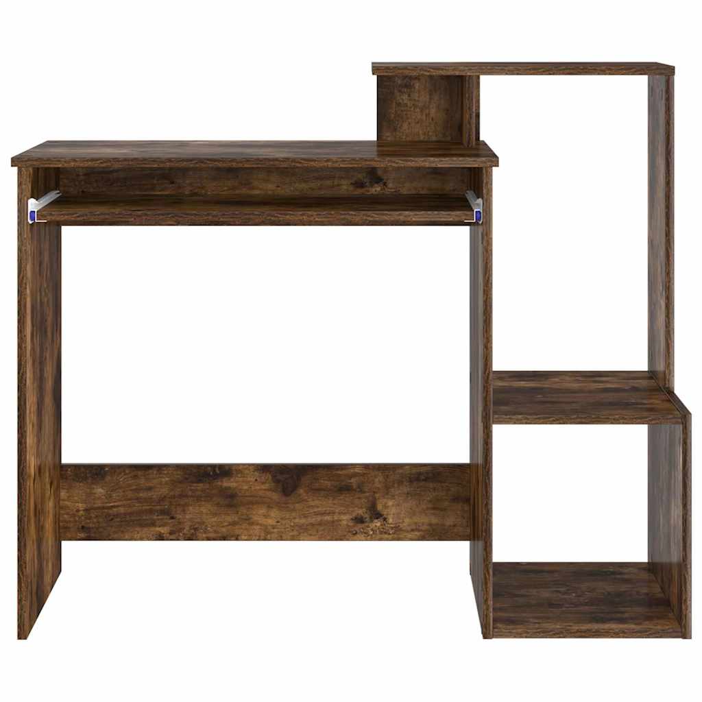 Bord med skuffe Røget eg 106 x 41 x 88,5 cm Konstrueret træ