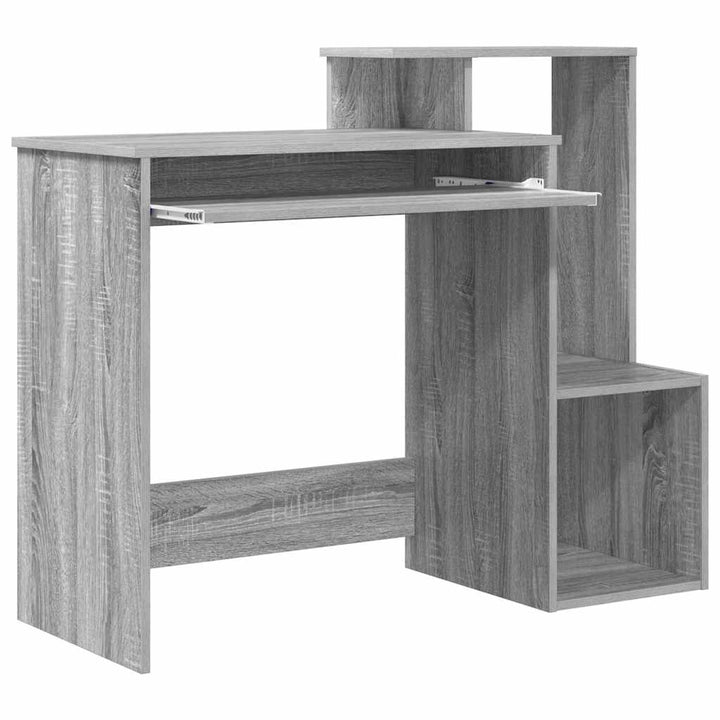 Bord med skuffe Grå Sonoma 106 x 41 x 88,5 cm Konstrueret træ