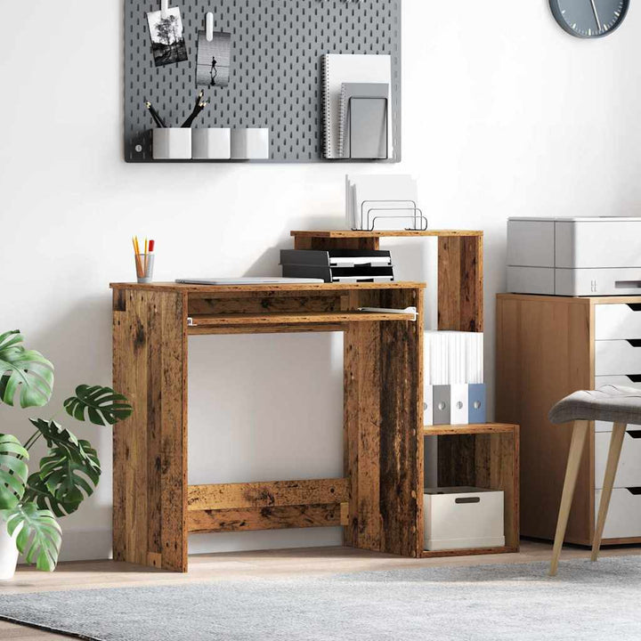 Bord med skuffe Gammelt træ 106 x 41 x 88,5 cm Konstrueret træ