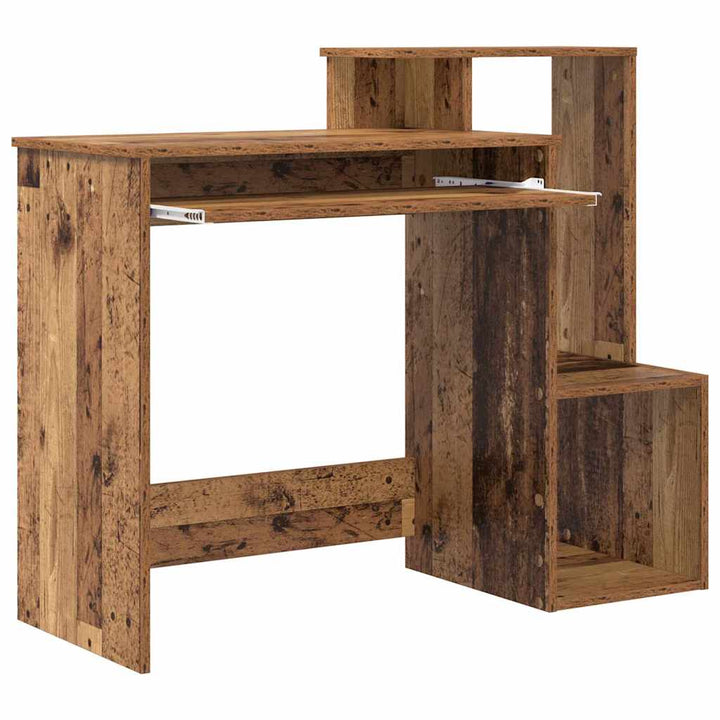 Bord med skuffe Gammelt træ 106 x 41 x 88,5 cm Konstrueret træ
