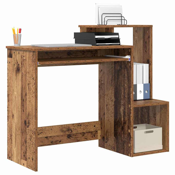 Bord med skuffe Gammelt træ 106 x 41 x 88,5 cm Konstrueret træ