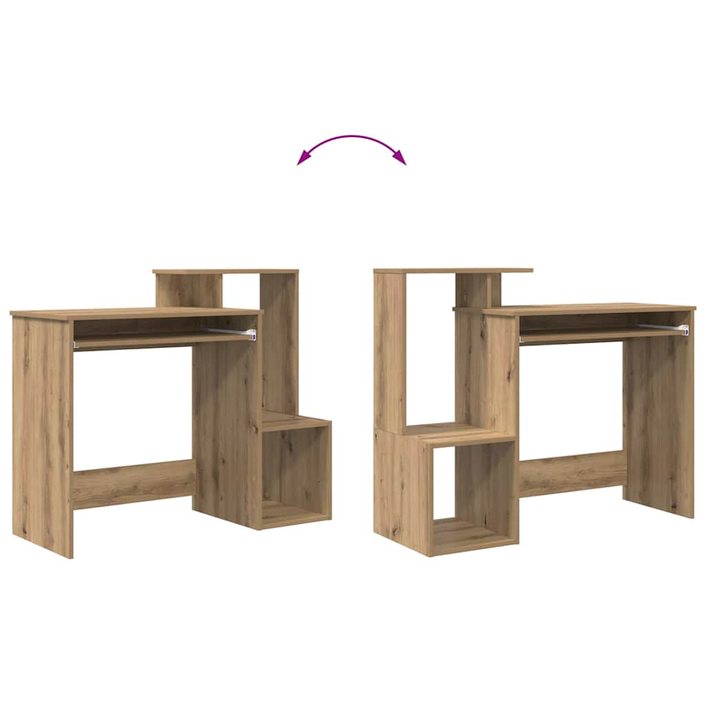 Bord Artisan Egetræ Konstrueret træ 106 x 41 x 88,5 cm