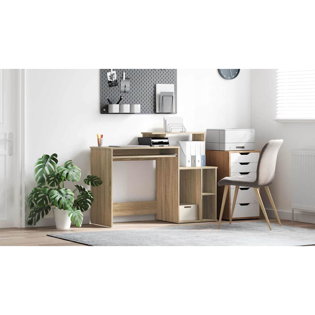 Bord med skuffe Sonoma eg 120,5 x 44 x 88,5 cm Konstrueret træ