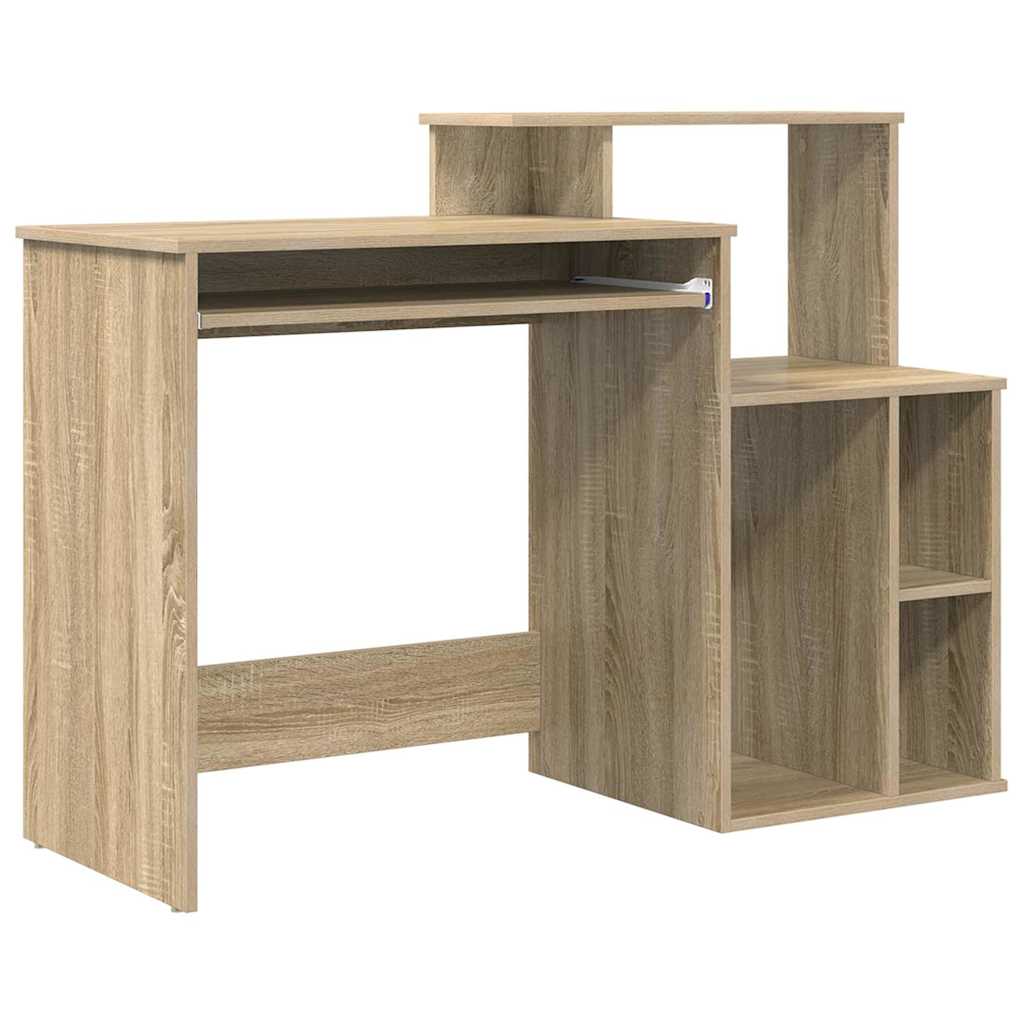 Bord med skuffe Sonoma eg 120,5 x 44 x 88,5 cm Konstrueret træ