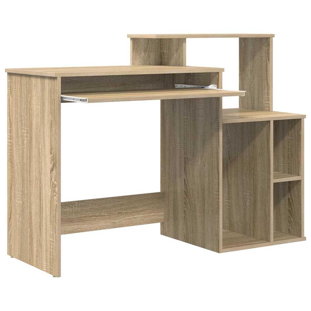 Bord med skuffe Sonoma eg 120,5 x 44 x 88,5 cm Konstrueret træ