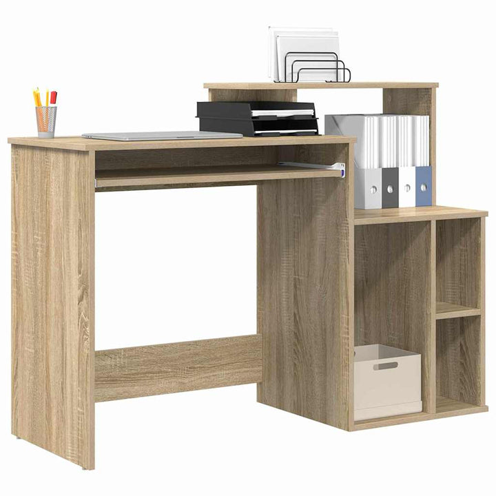 Bord med skuffe Sonoma eg 120,5 x 44 x 88,5 cm Konstrueret træ