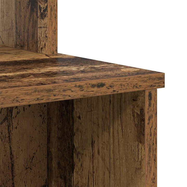 Bord med hylde Gammelt træ 120,5 x 44 x 88,5 cm Konstrueret træ