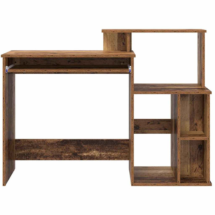 Bord med hylde Gammelt træ 120,5 x 44 x 88,5 cm Konstrueret træ