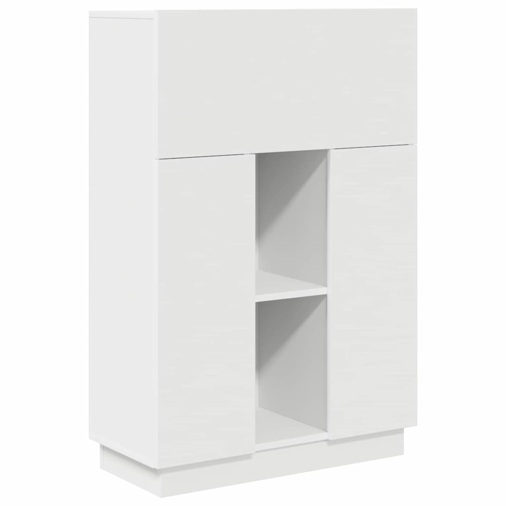 Bord Hvid 71,5 x 31,5 x 106,5 cm Konstrueret træ
