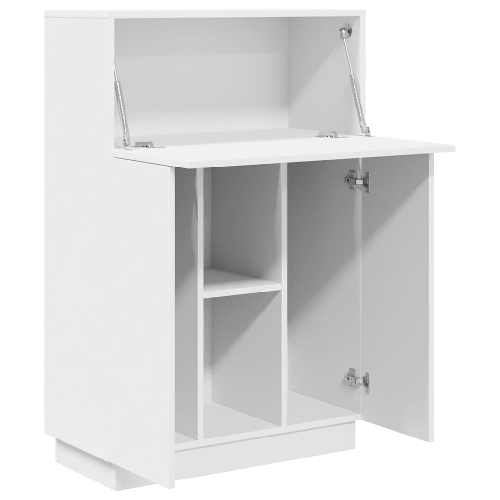 Bord Hvid 71,5 x 31,5 x 106,5 cm Konstrueret træ