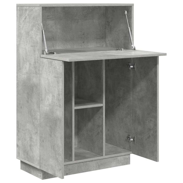 Bord Beton Grå 71,5 x 31,5 x 106,5 cm Konstrueret træ
