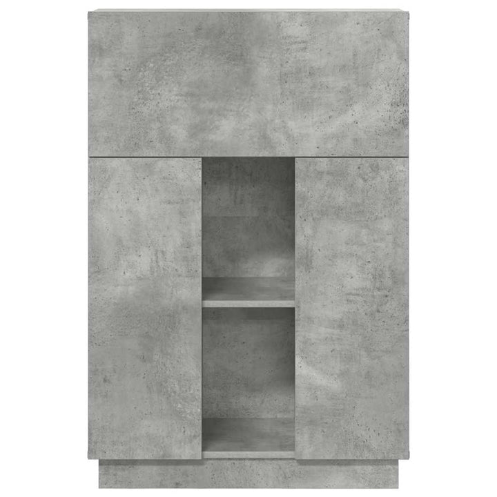 Bord Beton Grå 71,5 x 31,5 x 106,5 cm Konstrueret træ