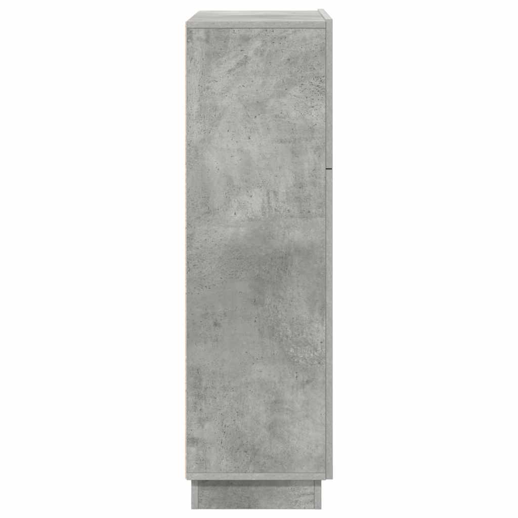 Bord Beton Grå 71,5 x 31,5 x 106,5 cm Konstrueret træ