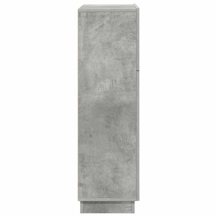 Bord Beton Grå 71,5 x 31,5 x 106,5 cm Konstrueret træ