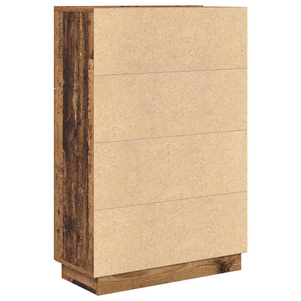 Bord med dør Gammelt træ 71,5 x 31,5 x 106,5 cm Konstrueret træ