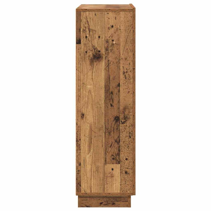 Bord med dør Gammelt træ 71,5 x 31,5 x 106,5 cm Konstrueret træ