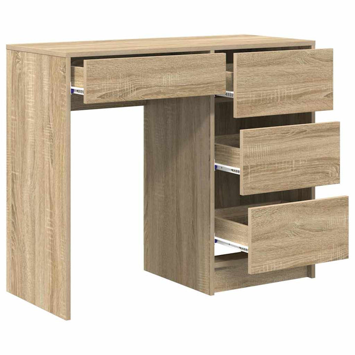 Bord med skuffe Sonoma eg 90 x 37.5 x 75 cm Konstrueret træ