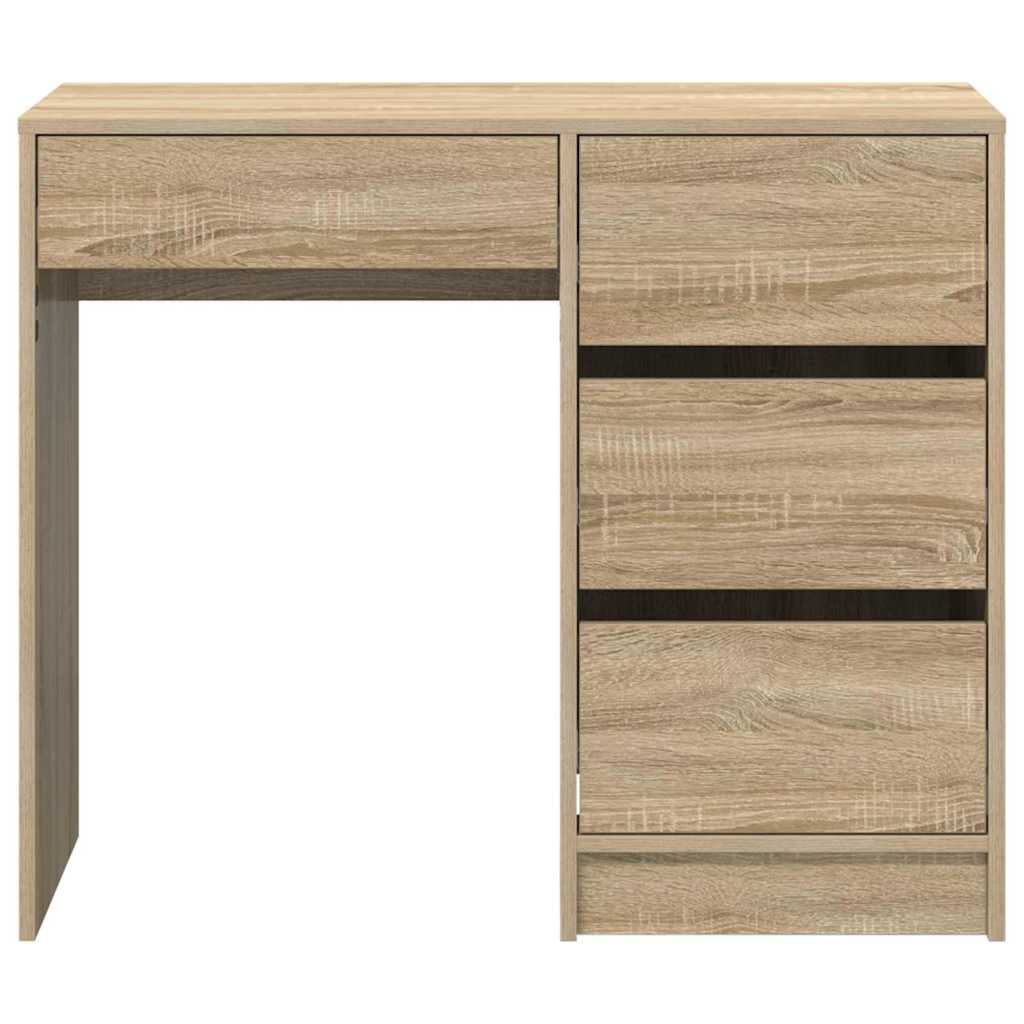 Bord med skuffe Sonoma eg 90 x 37.5 x 75 cm Konstrueret træ