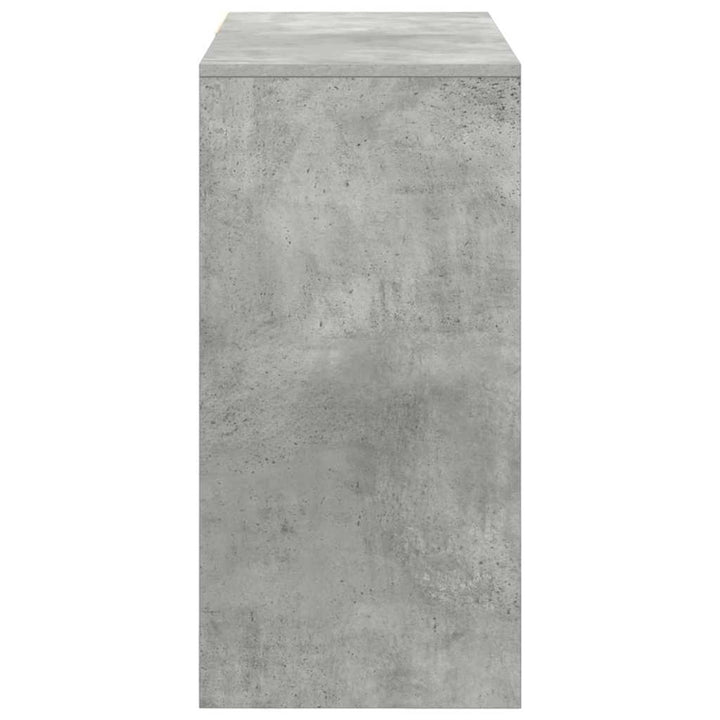 Bord med skuffe Beton Grå 90 x 37.5 x 75 cm Konstrueret træ