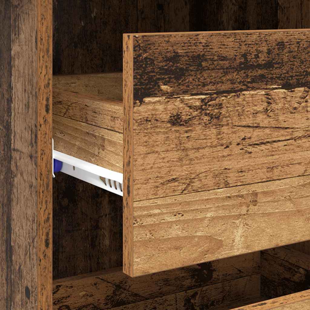 Bord med skuffe Gammelt træ 90 x 37.5 x 75 cm Konstrueret træ