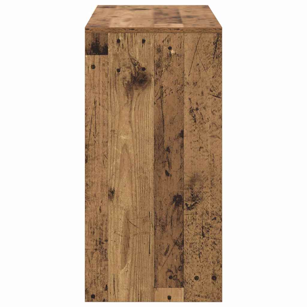 Bord med skuffe Gammelt træ 90 x 37.5 x 75 cm Konstrueret træ