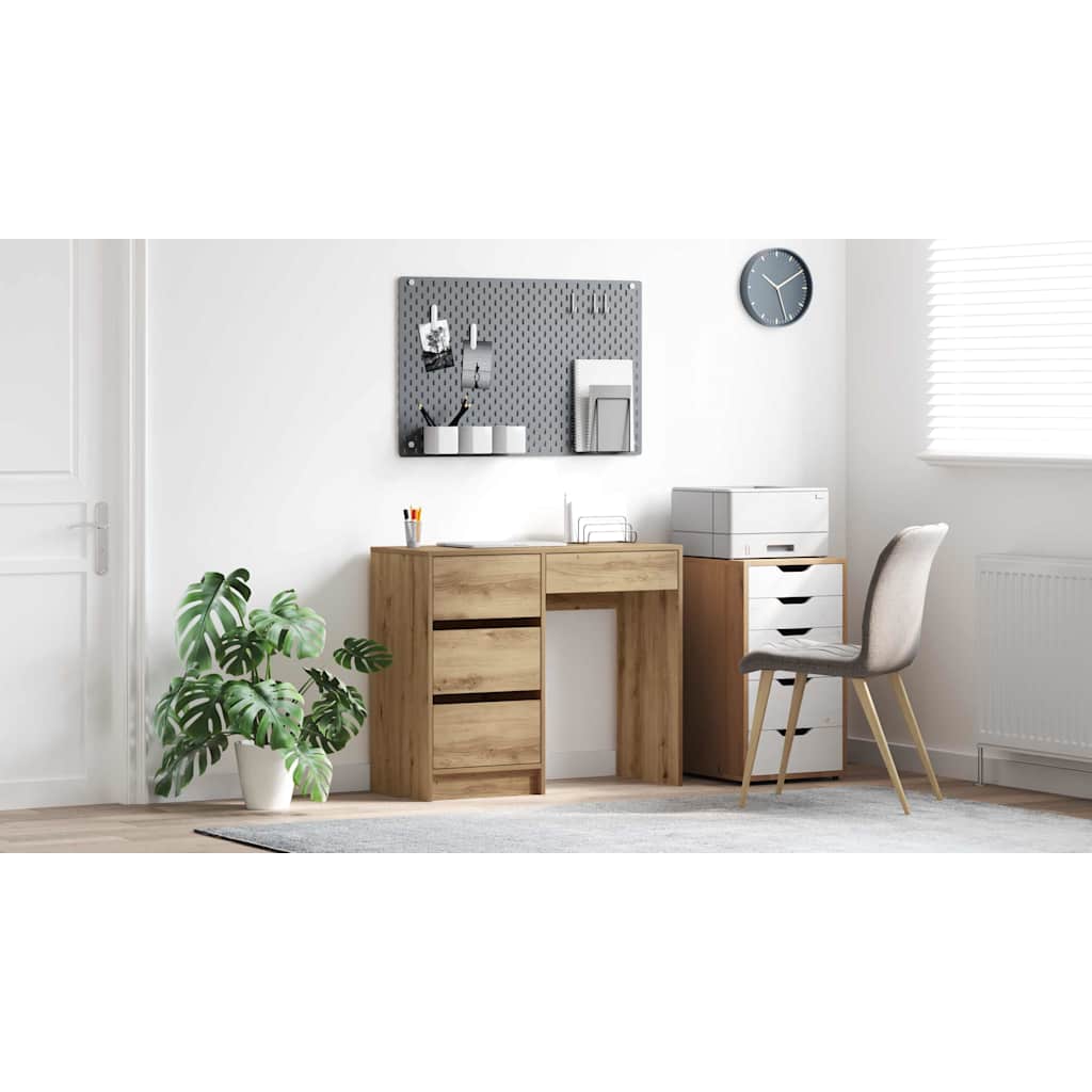 Bord Artisan Egetræ 90 x 37.5 x 75 cm Konstrueret træ