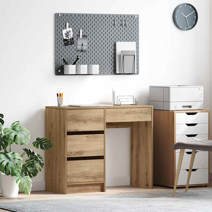 Bord Artisan Egetræ 90 x 37.5 x 75 cm Konstrueret træ