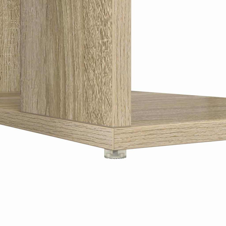 Bord med hylde Sonoma eg 130 x 50,5 x 75 cm Konstrueret træ