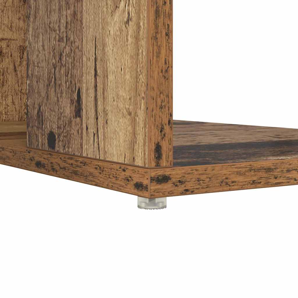 Bord med hylde Gammelt træ 130 x 50,5 x 75 cm Konstrueret træ