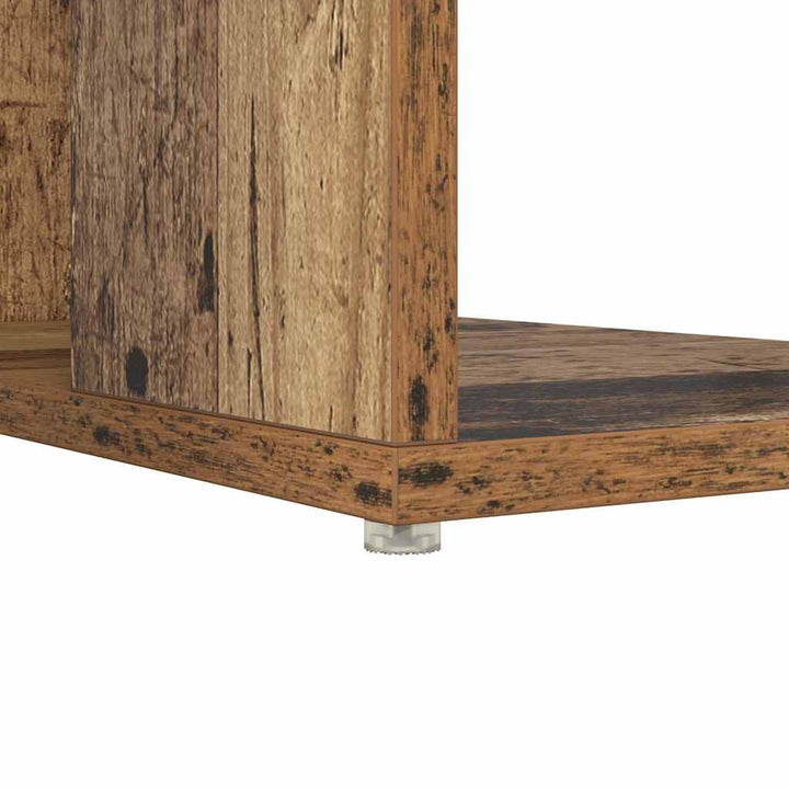 Bord med hylde Gammelt træ 130 x 50,5 x 75 cm Konstrueret træ