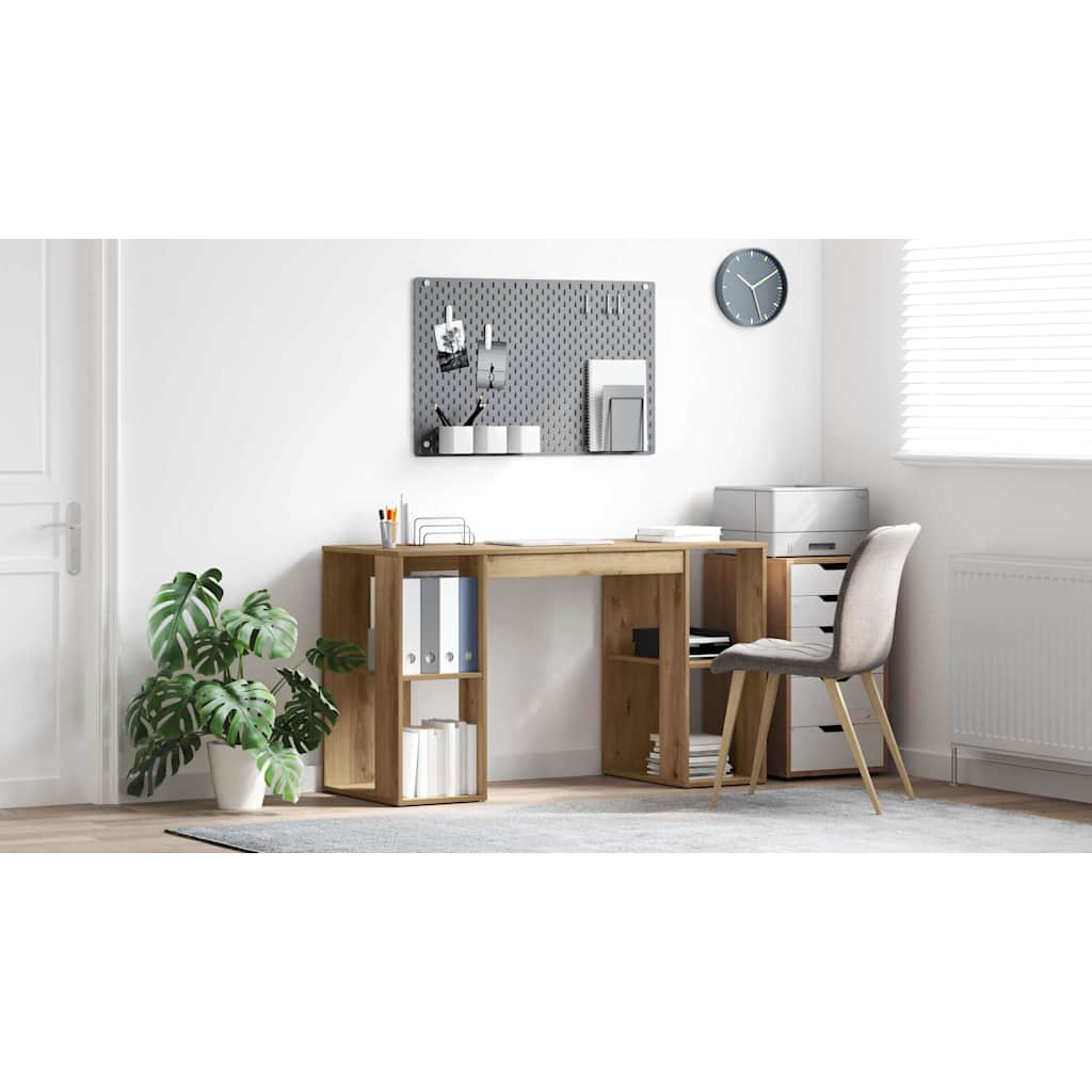 Bord Artisan Egetræ 130 x 50,5 x 75 cm Konstrueret træ