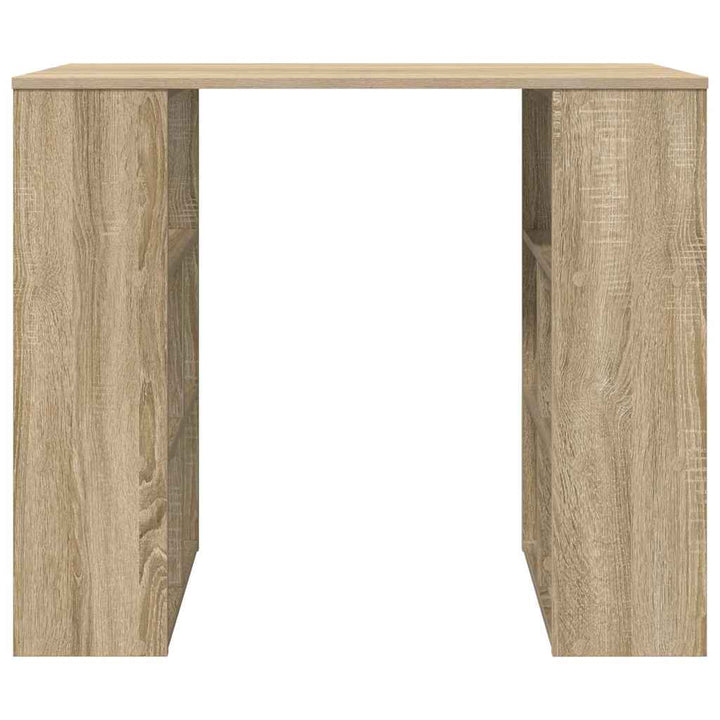 Bord med hylde Sonoma eg 90 x 50 x 75 cm Konstrueret træ
