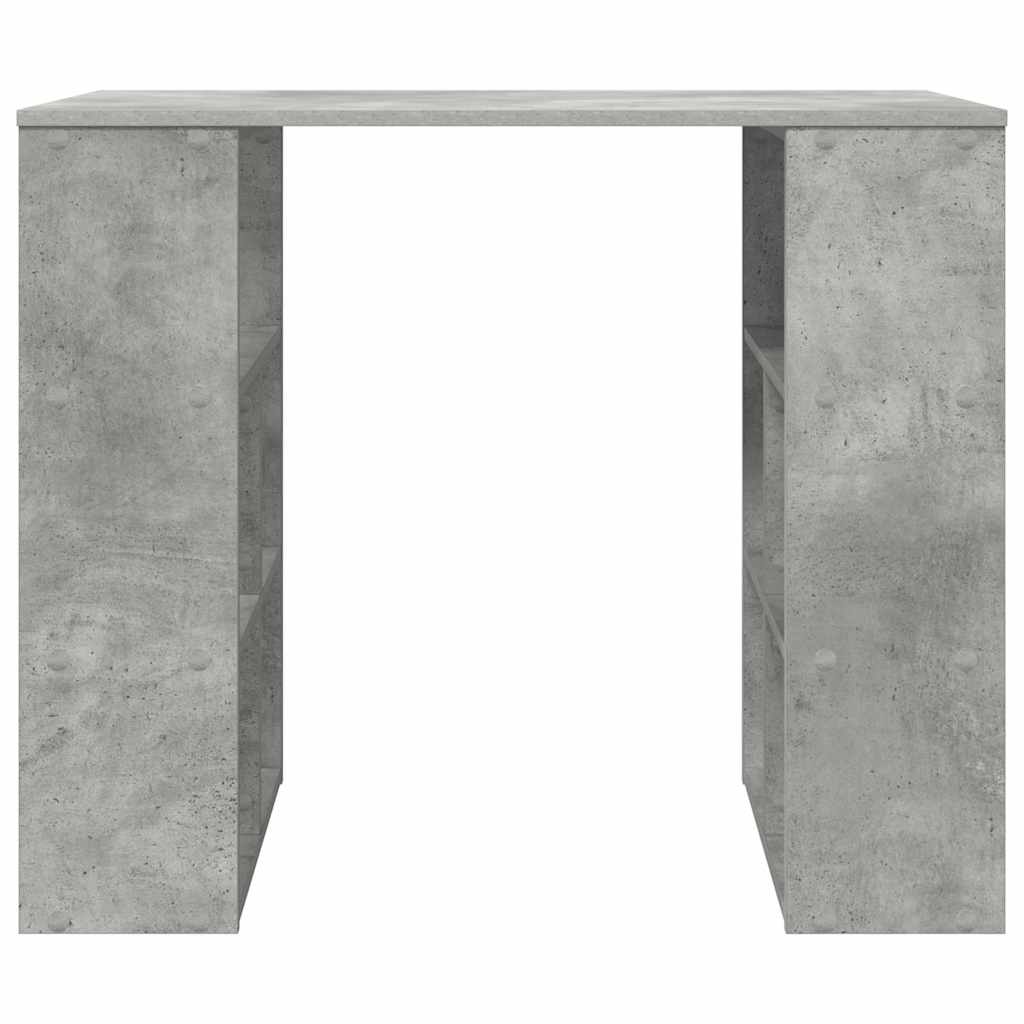 Bord Beton Grå Konstrueret træ 90 x 50 x 75 cm