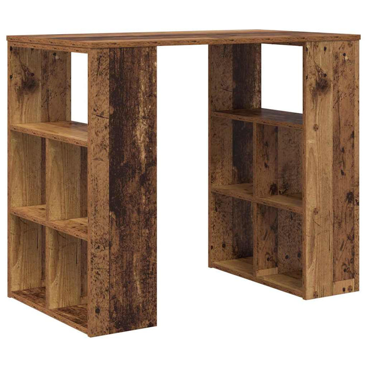 Bord med hylde Gammelt træ 90 x 50 x 75 cm Konstrueret træ