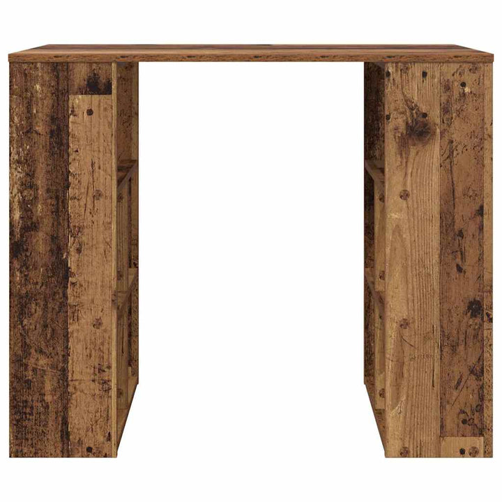 Bord med hylde Gammelt træ 90 x 50 x 75 cm Konstrueret træ