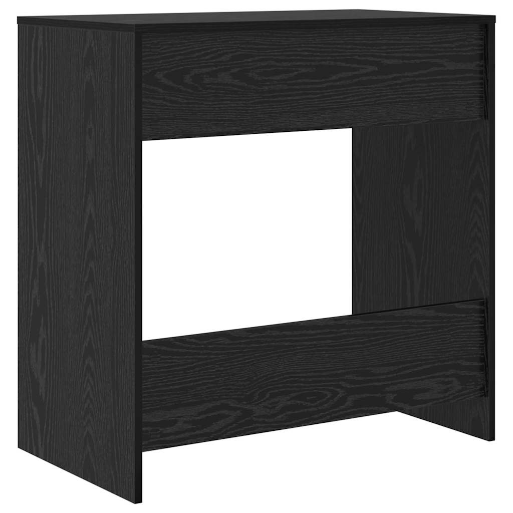 Bord med skuffe Sort eg 77,5 x 43 x 79 cm Konstrueret træ