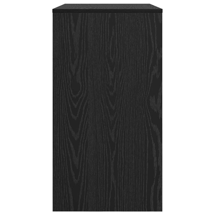 Bord med skuffe Sort eg 77,5 x 43 x 79 cm Konstrueret træ