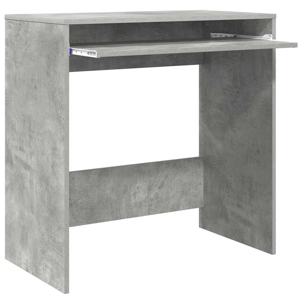 Bord med skuffe Beton Grå 77,5 x 43 x 79 cm Konstrueret træ