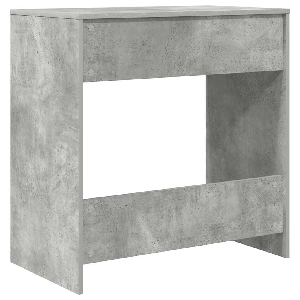 Bord med skuffe Beton Grå 77,5 x 43 x 79 cm Konstrueret træ
