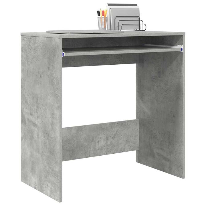 Bord med skuffe Beton Grå 77,5 x 43 x 79 cm Konstrueret træ
