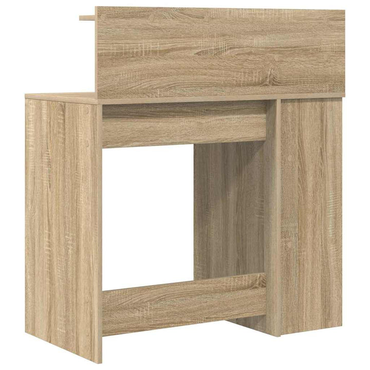 Bord med hylde Sonoma eg 90 x 48 x 101,5 cm Konstrueret træ